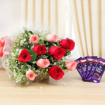 Mix Roses with Dairy mil...